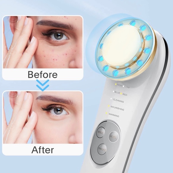 Cleansing Optical Rejuvenation Device. 7 in 1 Face Massager - Picture 2 of 9